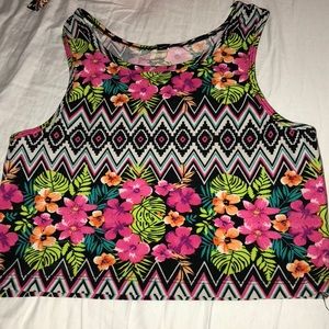 Floral crop top